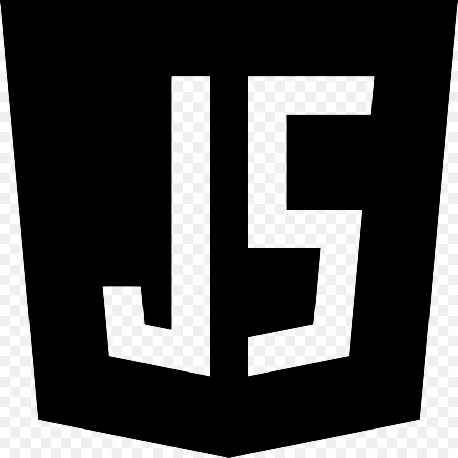 Logo Javascript，Logo Javascript Berwarna Hitam PNG