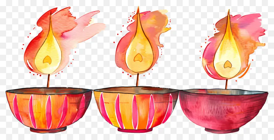 Diwali Diya，Diya PNG