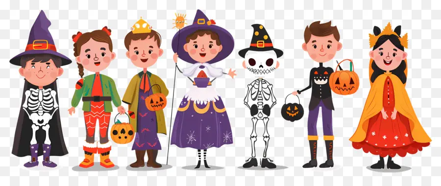 Anak Anak Halloween，Anak Anak Berkostum PNG