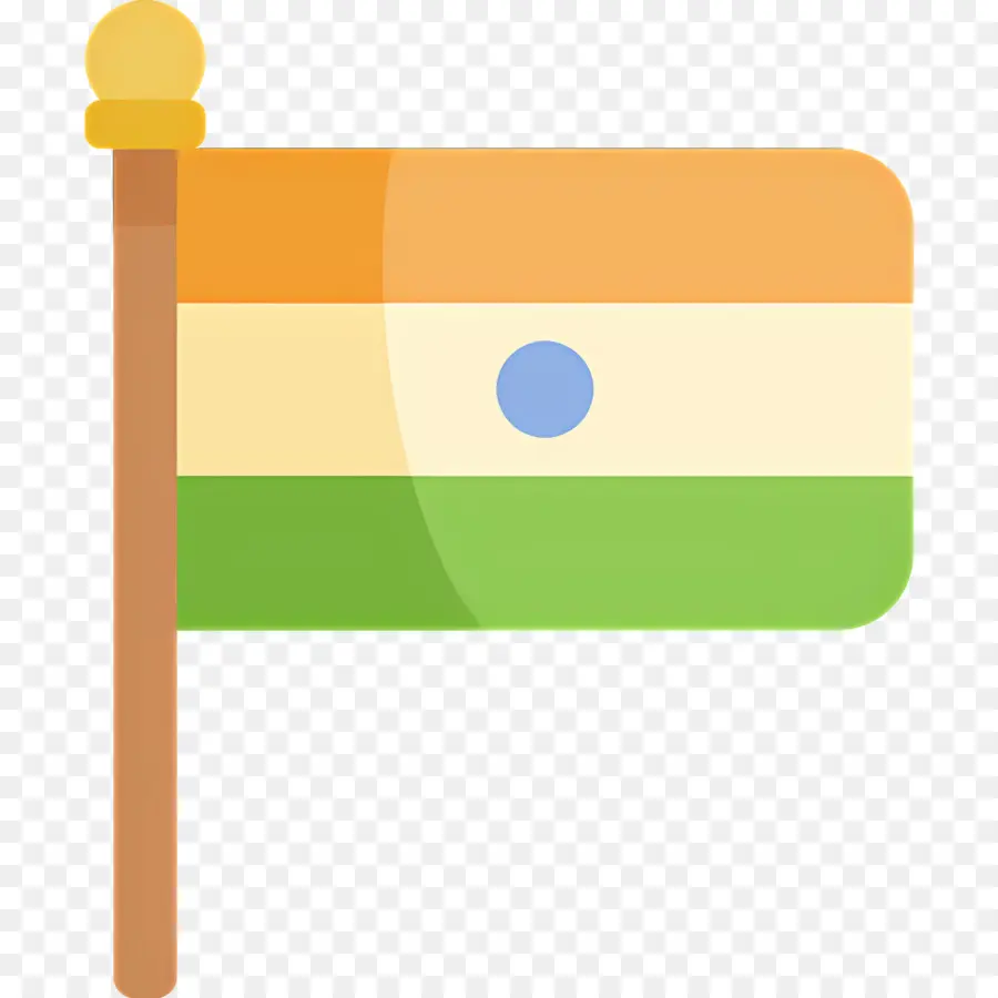 Bendera India，Bendera Di Tiang PNG