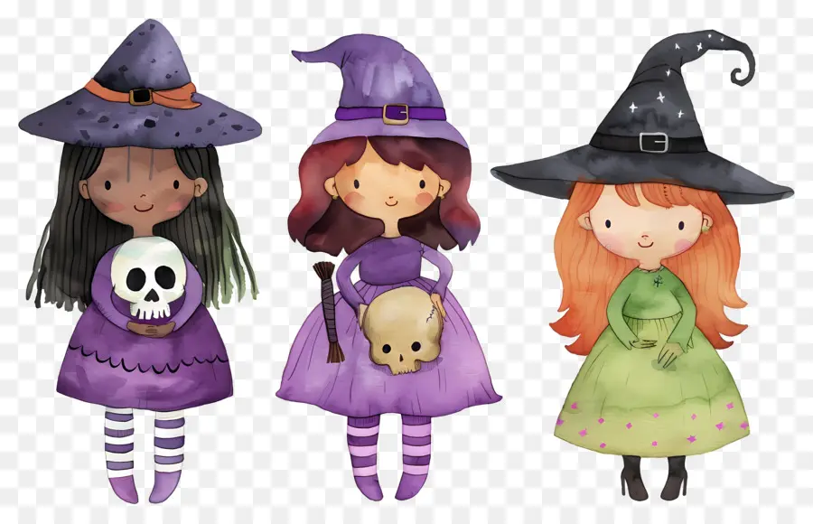 Anak Anak Halloween，Anak Anak Dengan Kostum Halloween PNG