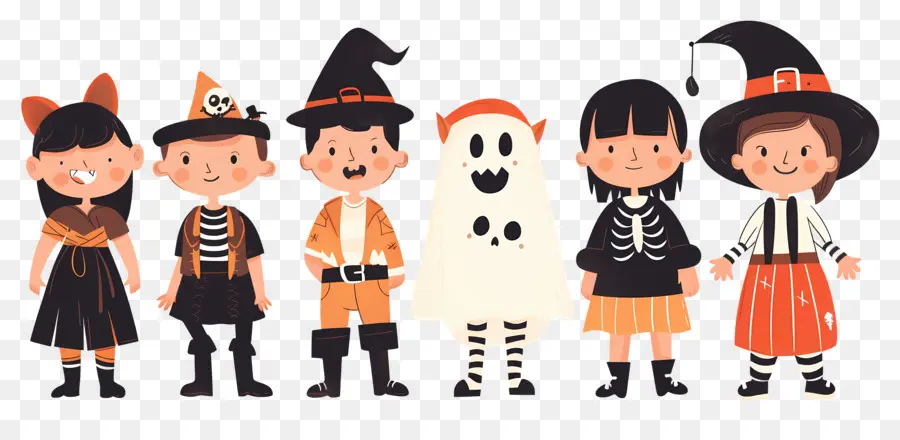 Anak Anak Halloween，Anak Anak Berkostum PNG