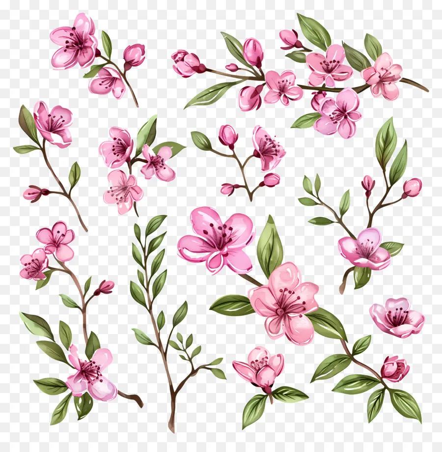 Bunga Sakura，Bunga PNG