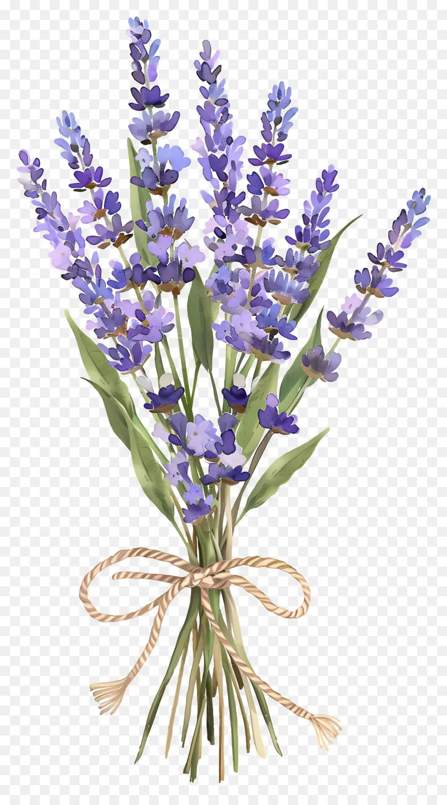 Bunga Lavender，Buket Lavender PNG