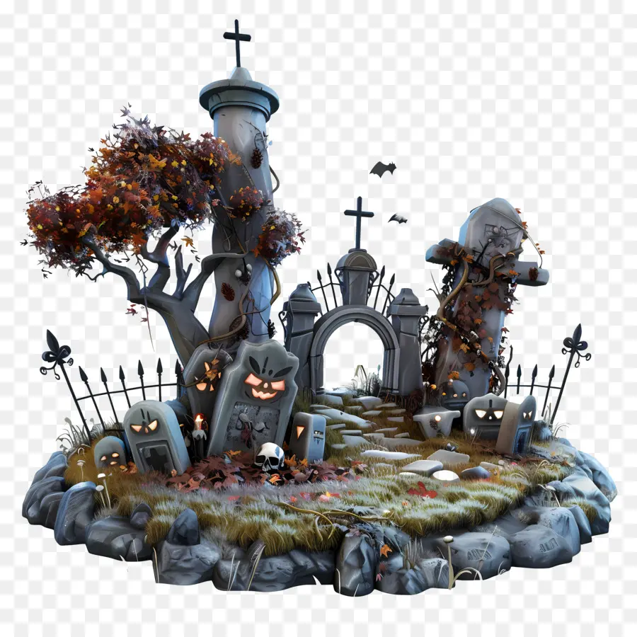 Makam Halloween，Makam PNG