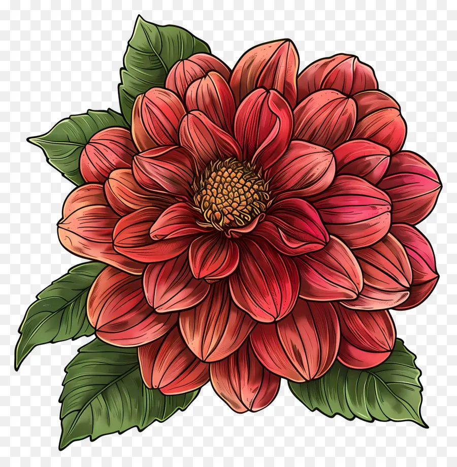 Bunga Dahlia，Bunga PNG