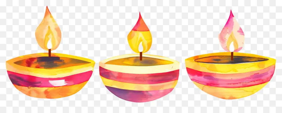 Diwali Diya，Lampu Hias PNG