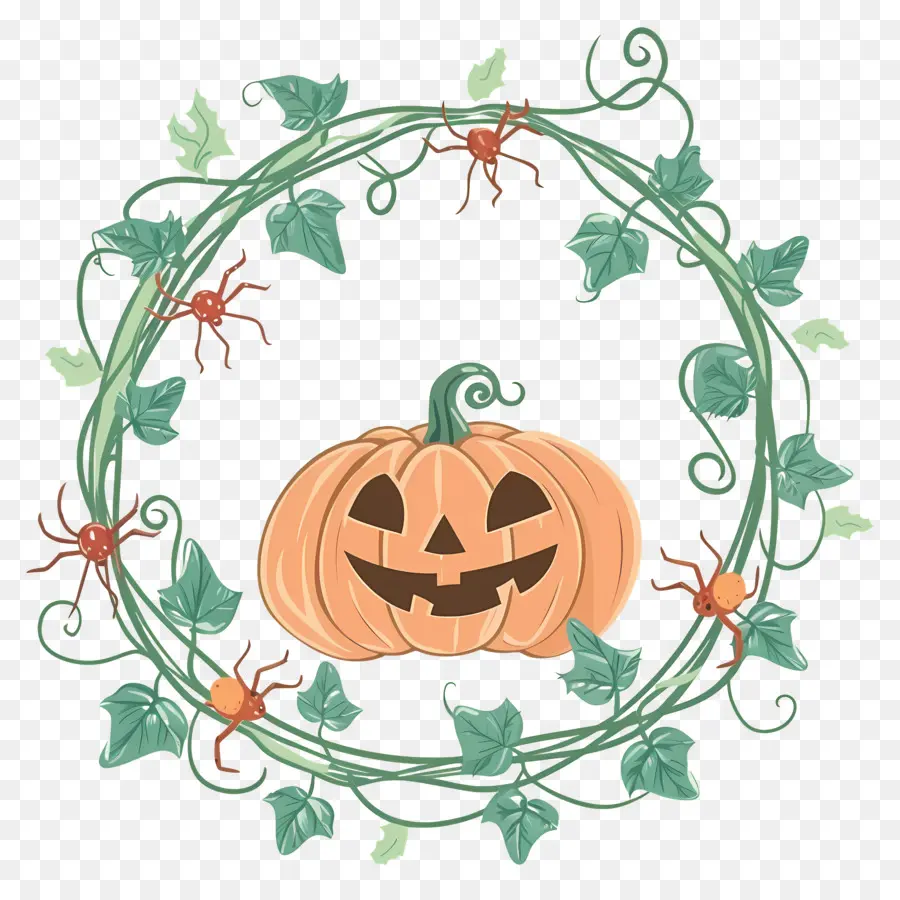 Bingkai Halloween，Jack O' Lantern PNG