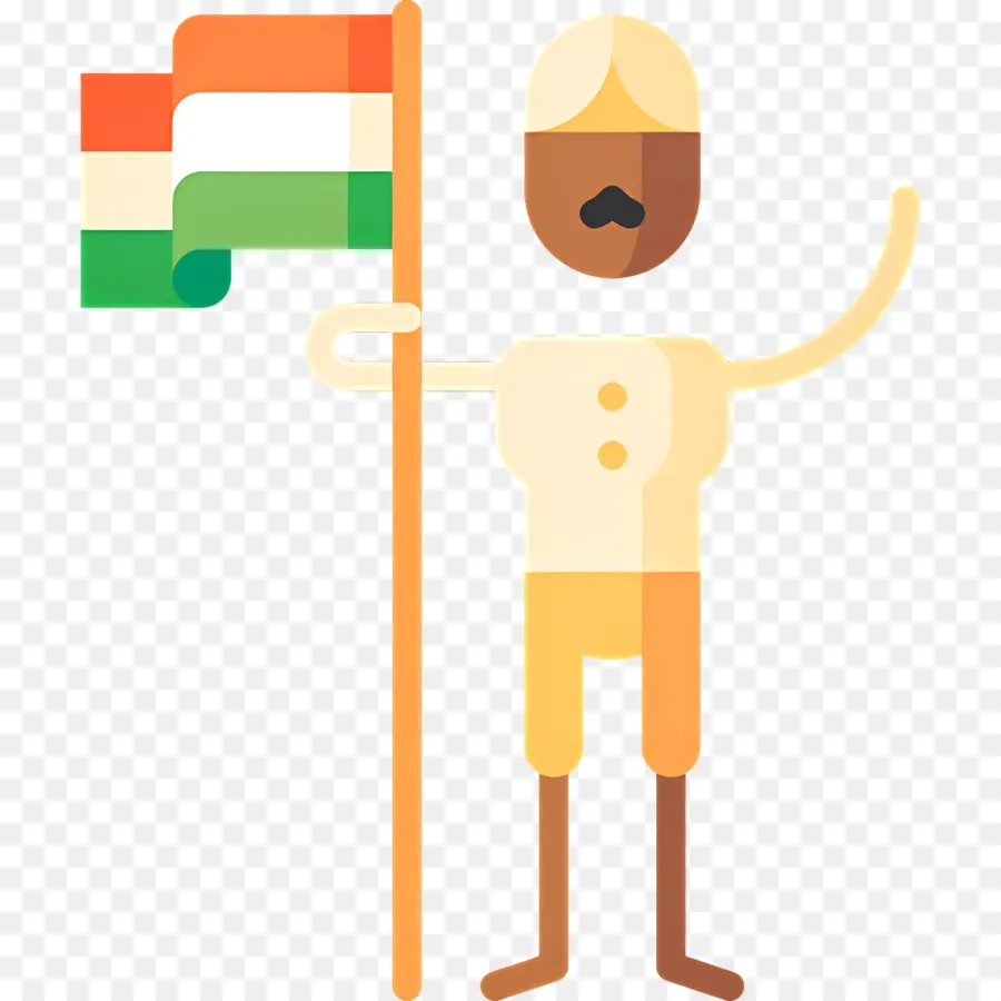 Bendera India，Orang Dengan Bendera PNG