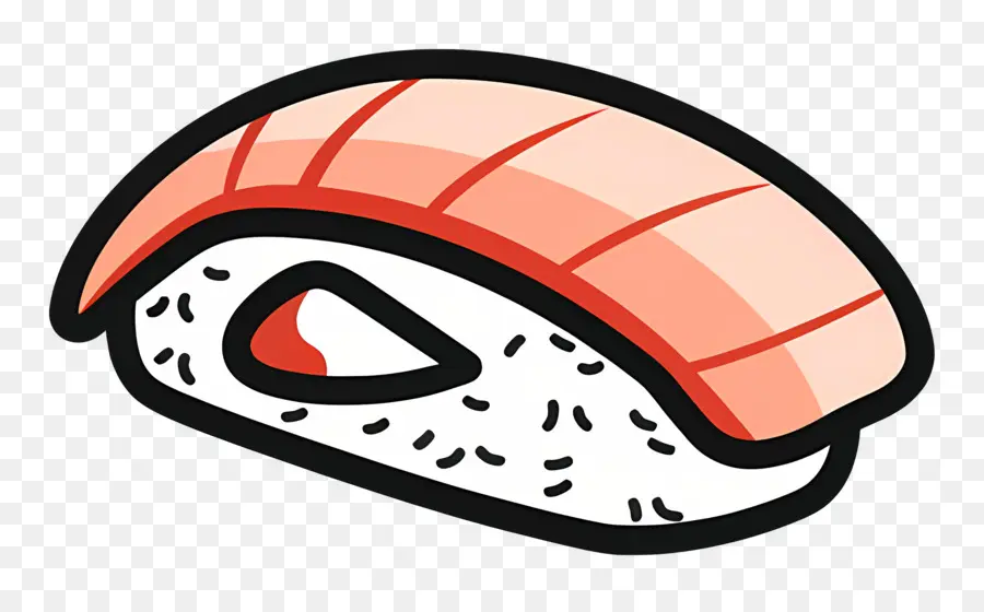 Sushi Yang Lucu，Salmon Sushi PNG