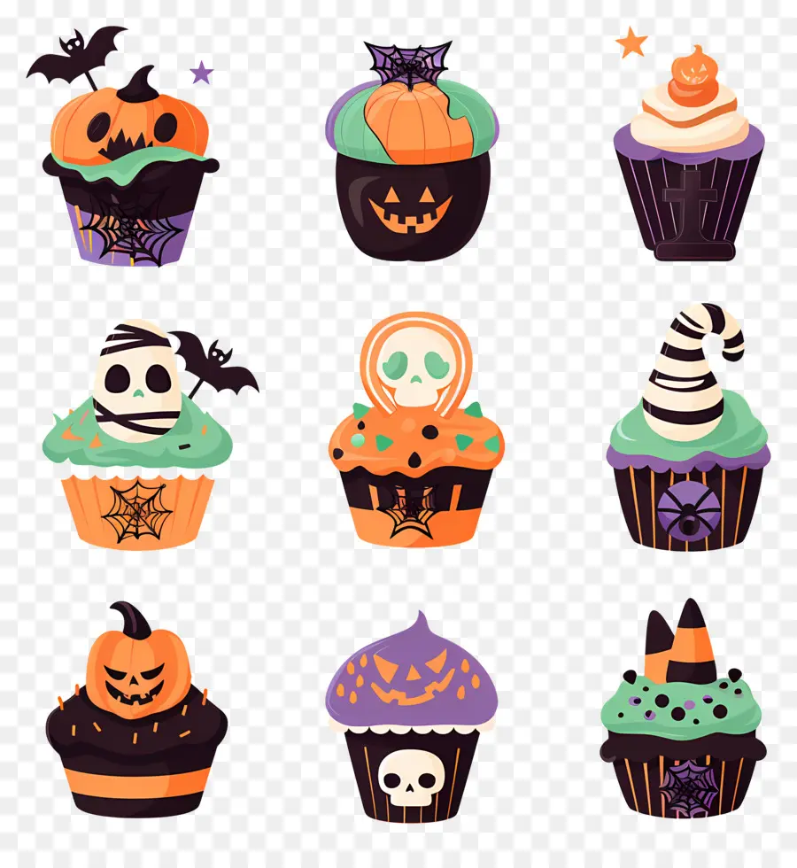 Kue Mangkuk Halloween，Kucing PNG