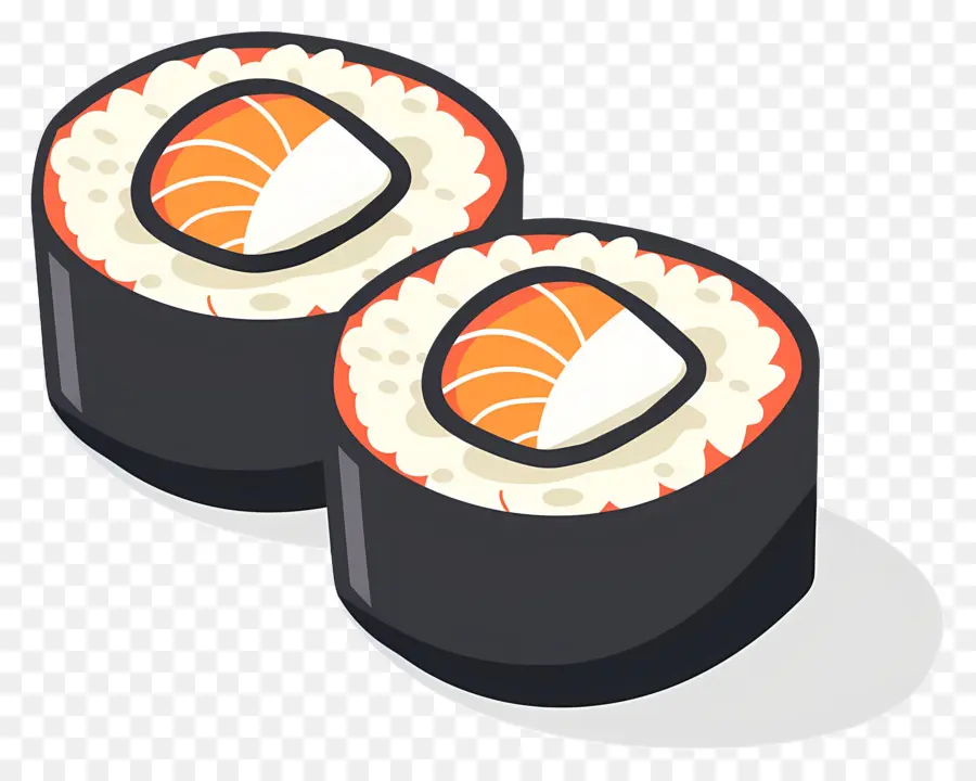 Sushi Gulung，Jepang PNG