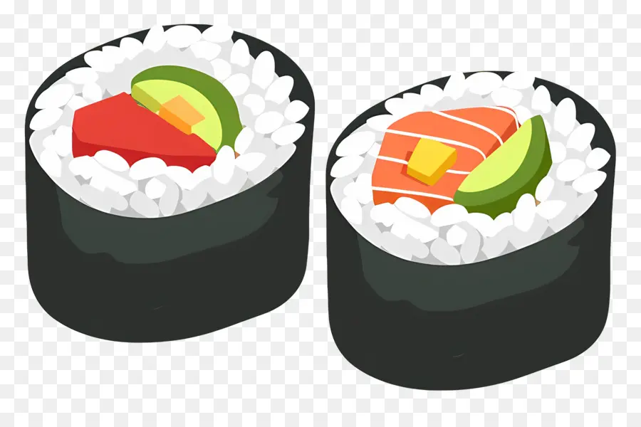 Sushi Gulung，Jepang PNG