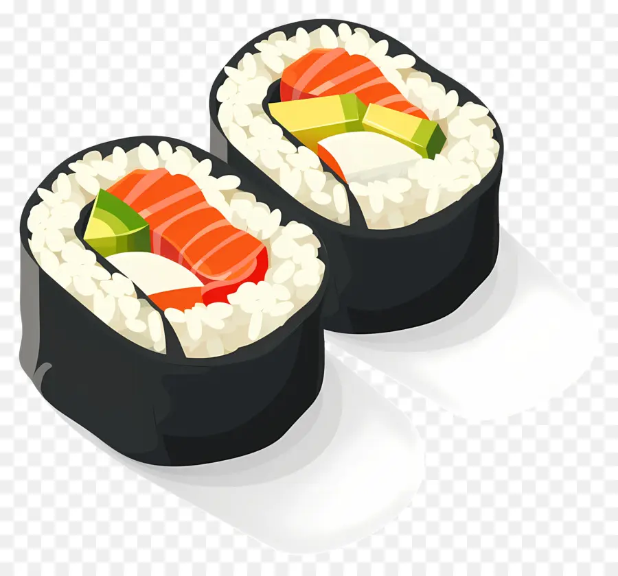 Sushi Gulung，Jepang PNG