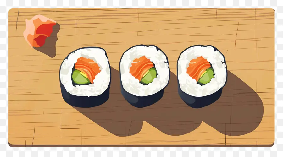 Sushi Gulung，Jepang PNG