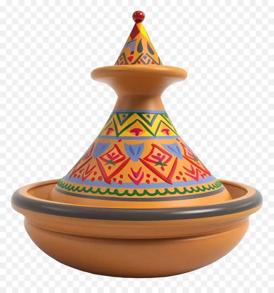 Makanan Afrika，Tagine Berwarna Warni PNG