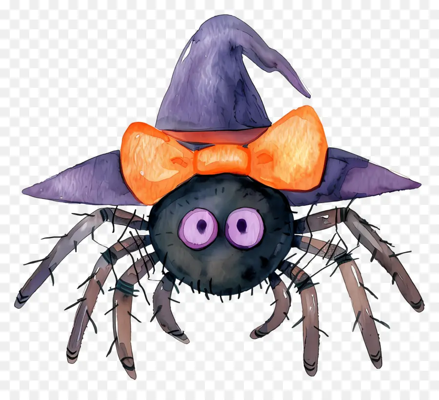 Laba Laba Halloween，Laba Laba Dengan Topi PNG