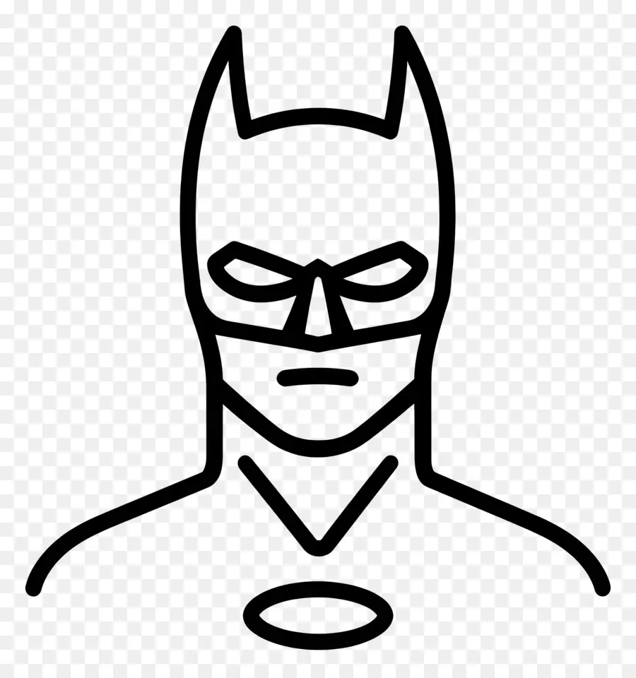 Batman，Garis Besar Pahlawan Super PNG