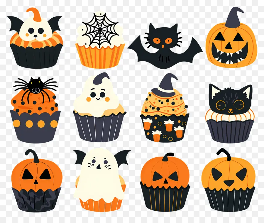 Kue Mangkuk Halloween，Kucing PNG