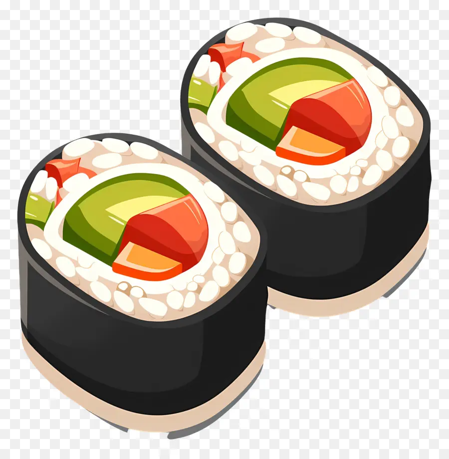 Sushi Gulung，Jepang PNG