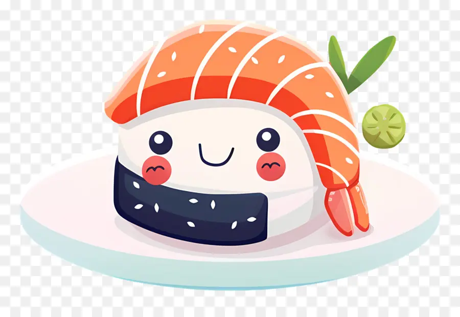 Sushi Yang Lucu，Sushi Nigiri PNG