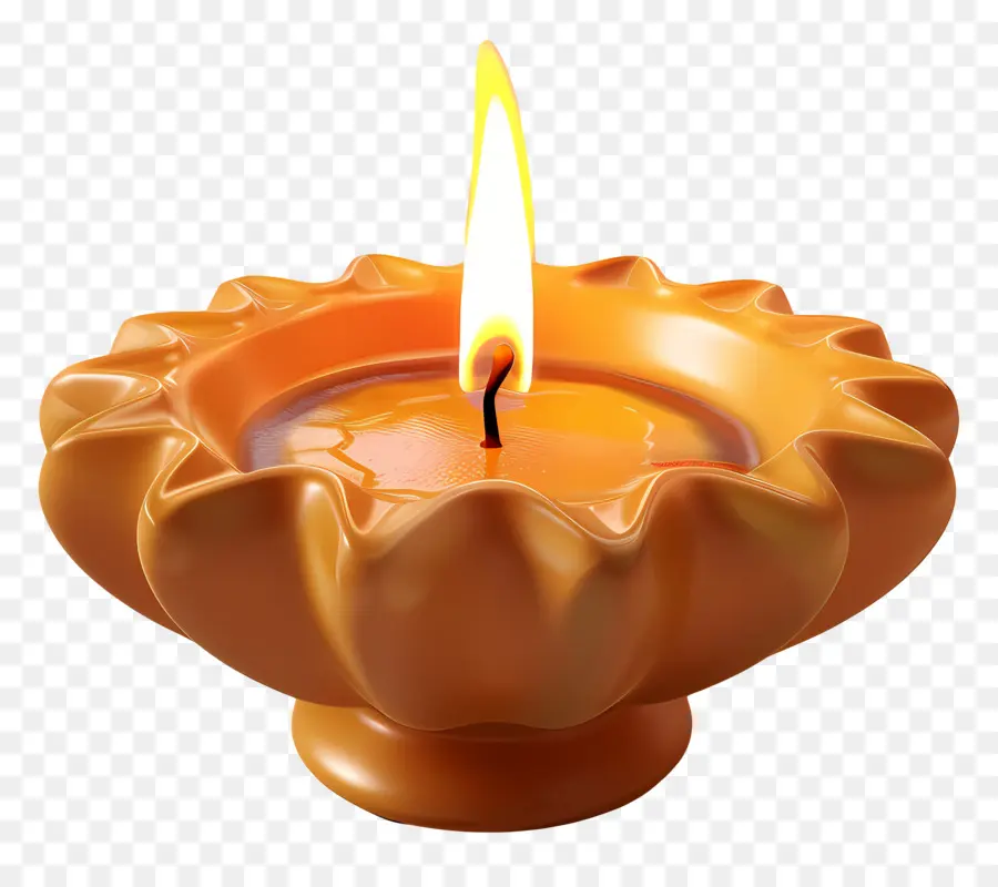 Lilin Diwali，Lilin Sederhana PNG