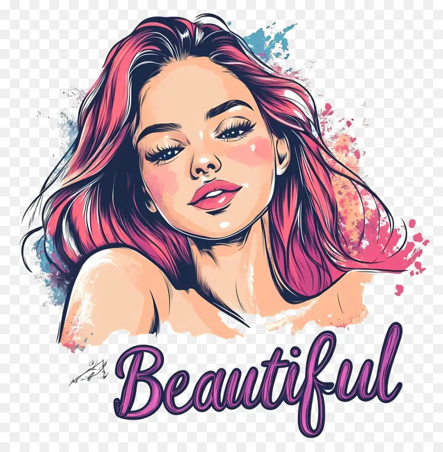 Gadis Cantik，Ilustrasi Wanita Cantik PNG