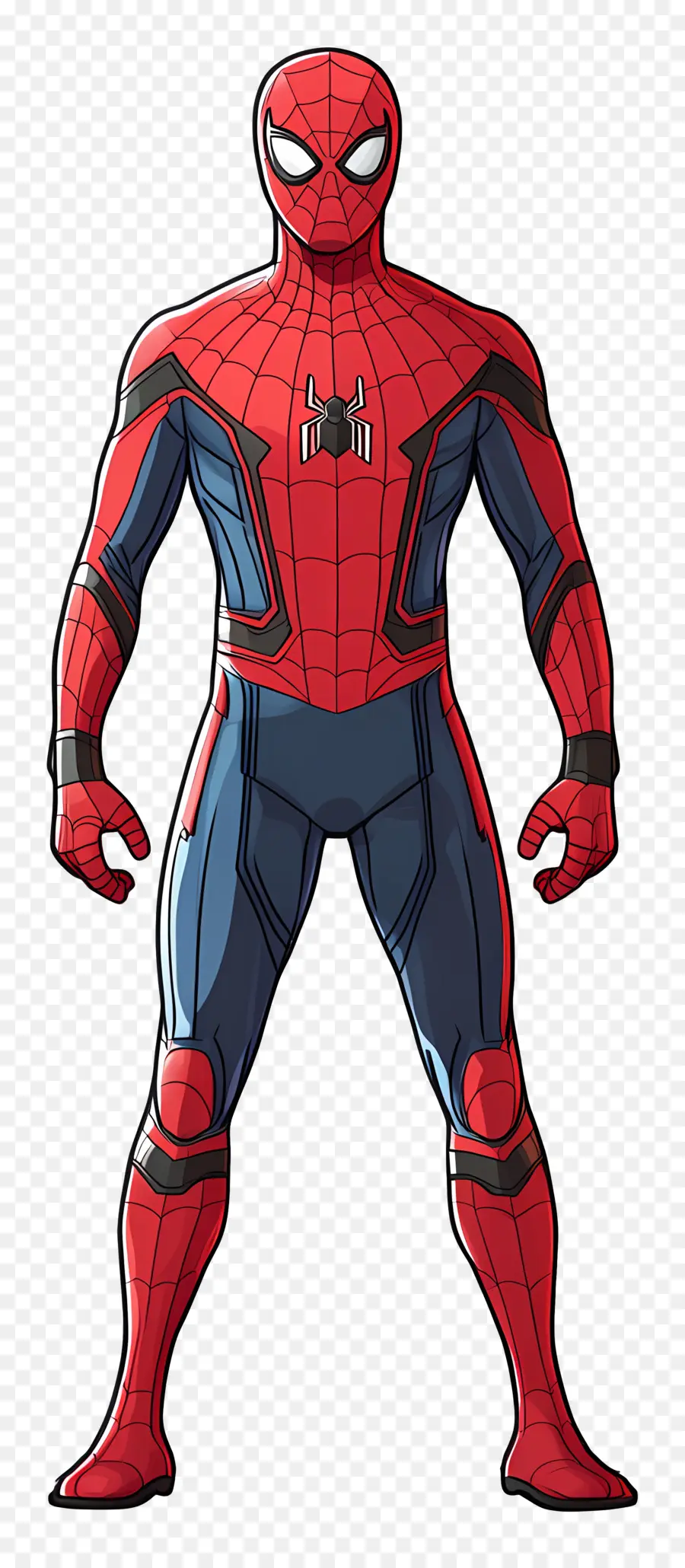 Spider Man Berdiri，Sketsa Spider Man PNG