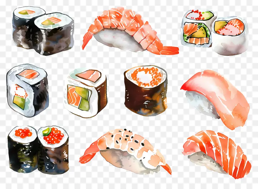 Sushi Cat Air，Sushi PNG