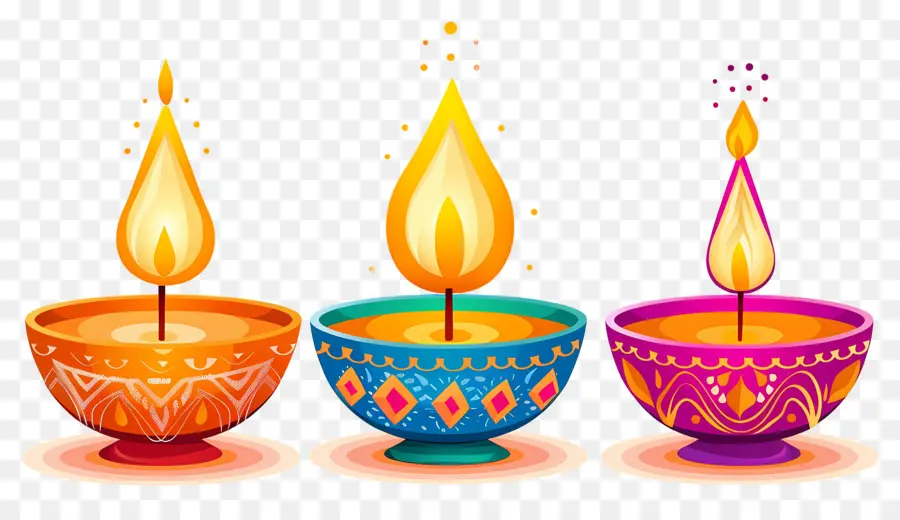 Lilin Diwali，Diya Tradisional PNG