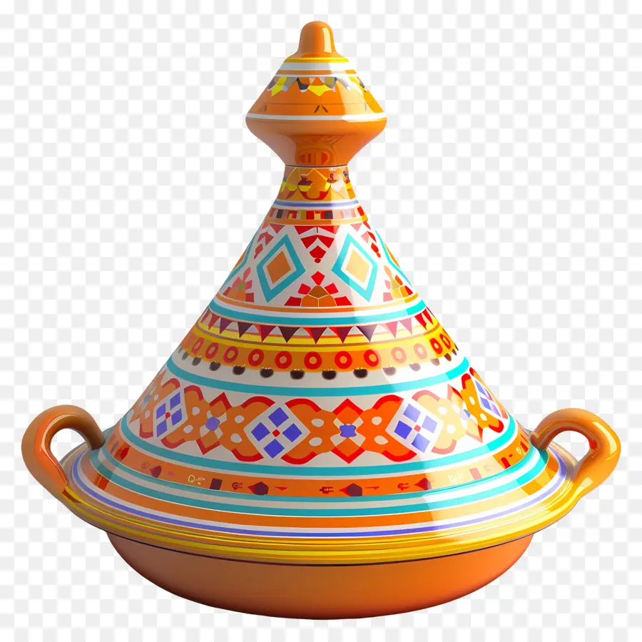 Makanan Afrika，Tagine Berwarna Warni PNG