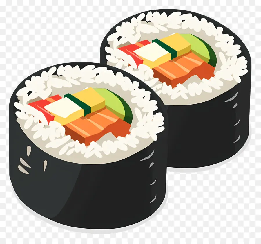 Sushi Gulung，Jepang PNG