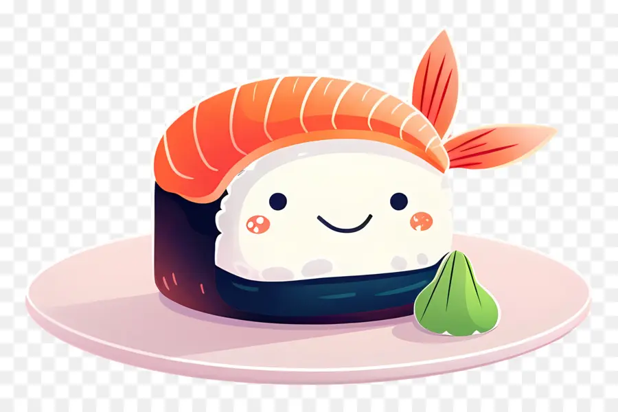 Sushi Yang Lucu，Sushi Nigiri PNG