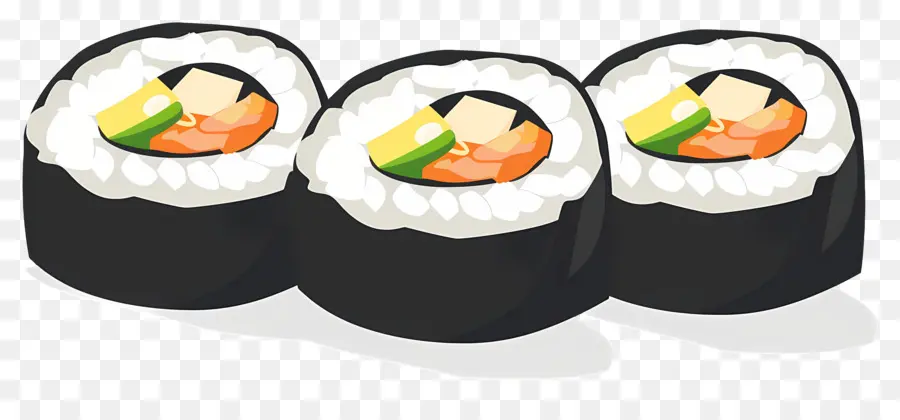 Sushi Gulung，Sushi PNG