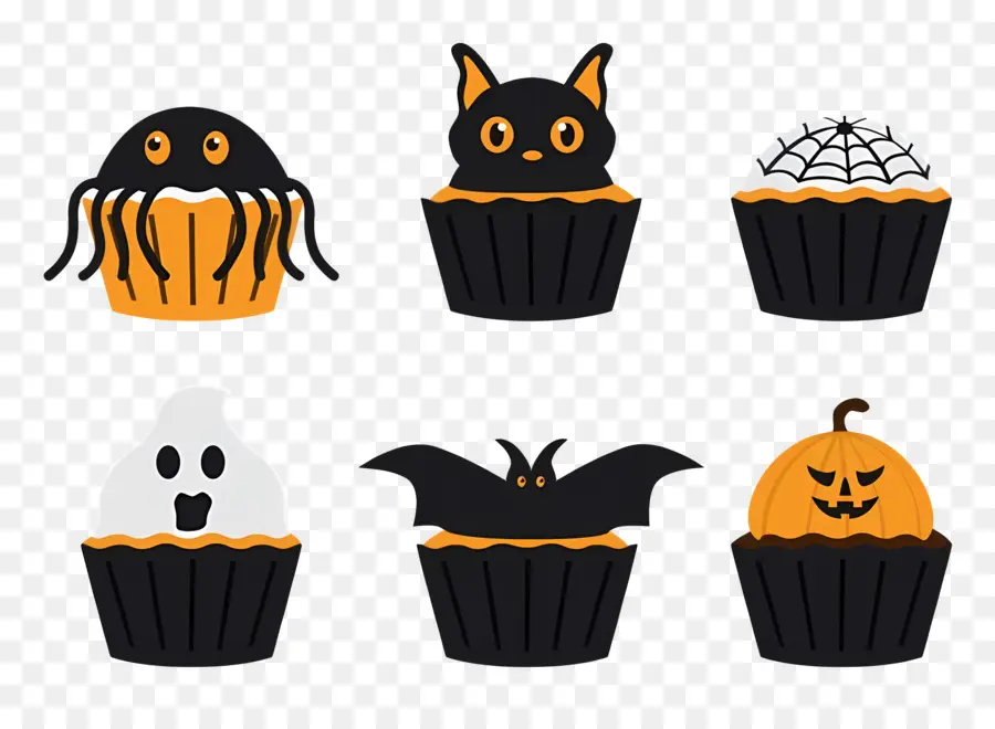 Kue Mangkuk Halloween，Kucing PNG