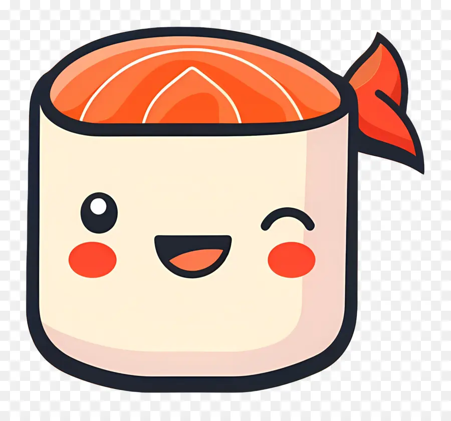 Sushi Yang Lucu，Sushi Gulung PNG