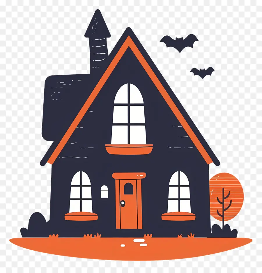 Rumah Halloween，Rumah Gelap PNG