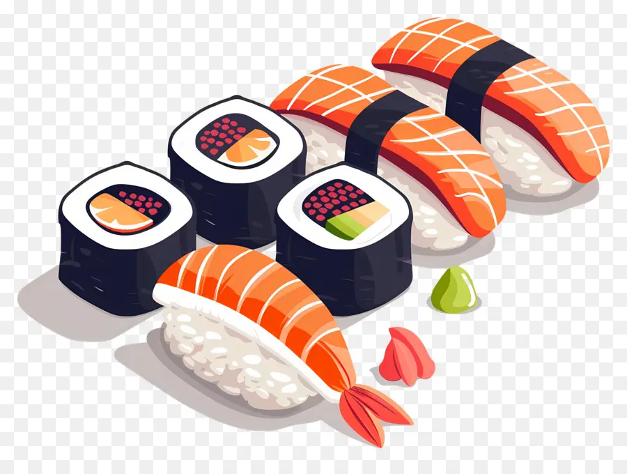 Hari Sushi Internasional，Sushi Gulung PNG