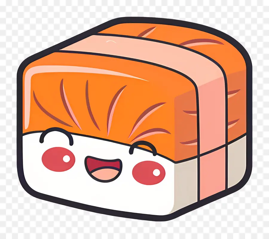 Sushi Yang Lucu，Sushi Gulung PNG