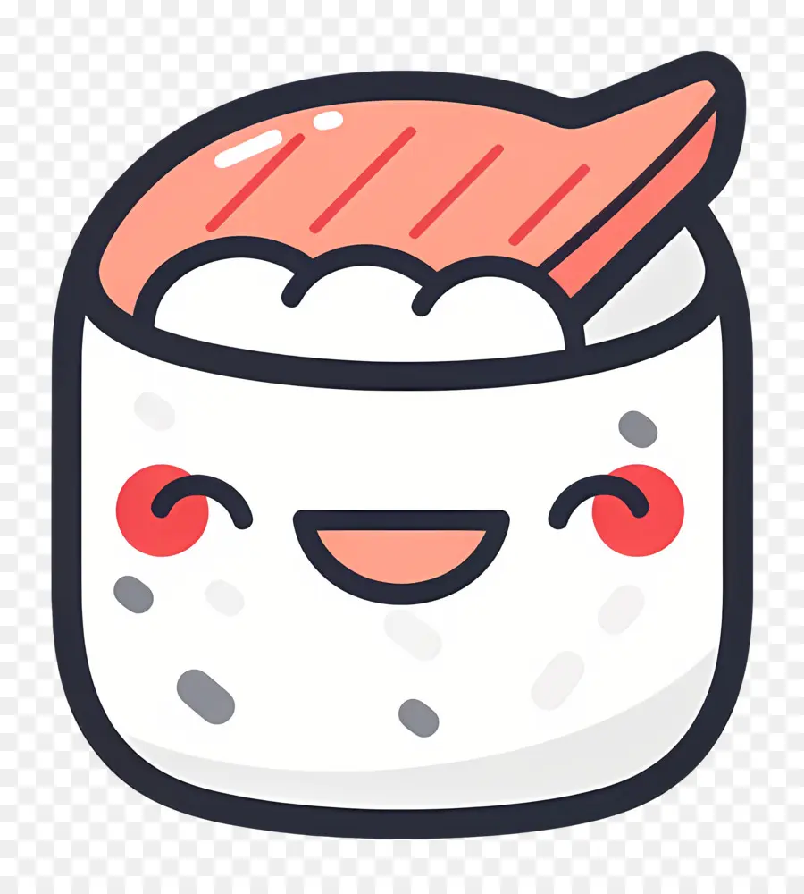 Sushi Yang Lucu，Sushi Gulung PNG