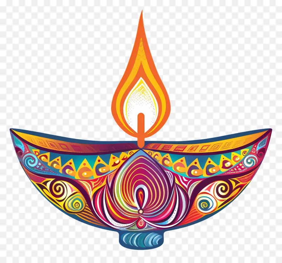 Diwali Diya，Lampu Hias PNG