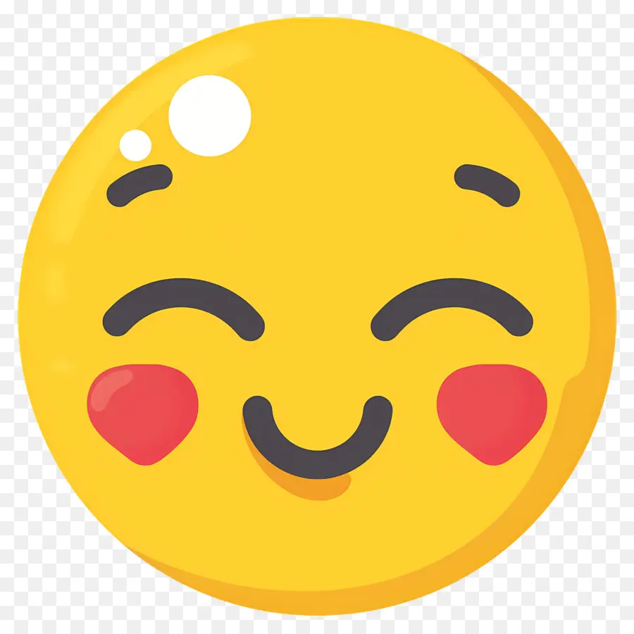 Cium Smiley，Emoji Tertawa PNG