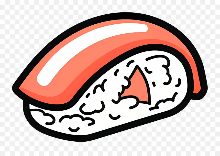 Sushi Yang Lucu，Salmon Sushi PNG