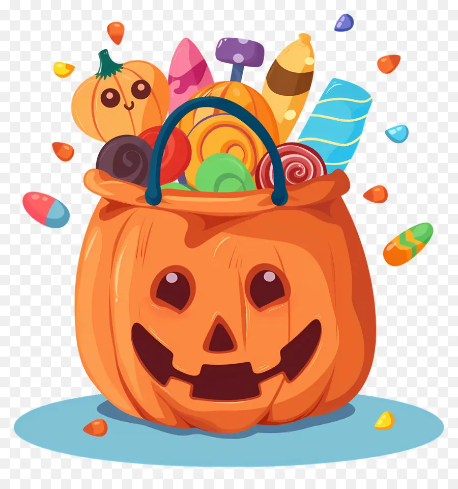 Keranjang Halloween，Tas Labu PNG