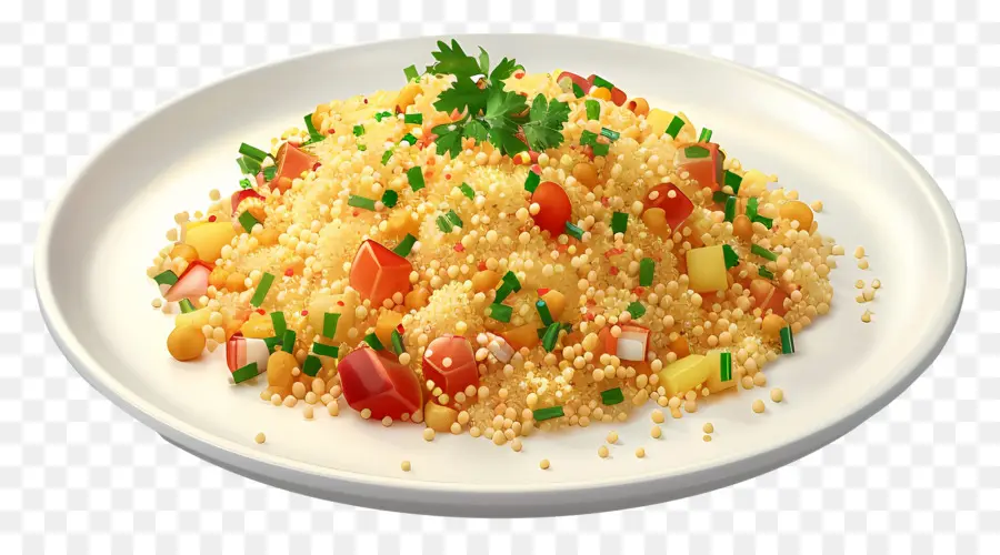 Makanan Afrika，Salad Couscous PNG