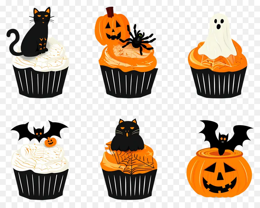 Kue Mangkuk Halloween，Kucing PNG