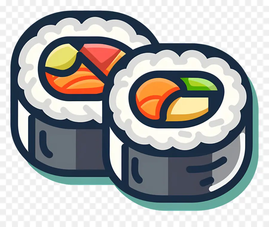 Sushi Gulung，Jepang PNG