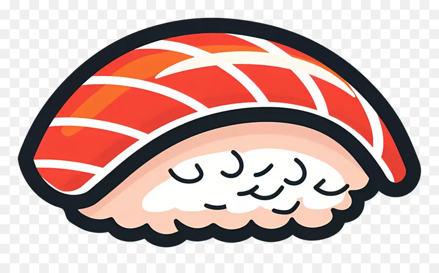 Sushi Yang Lucu，Tuna Sushi PNG