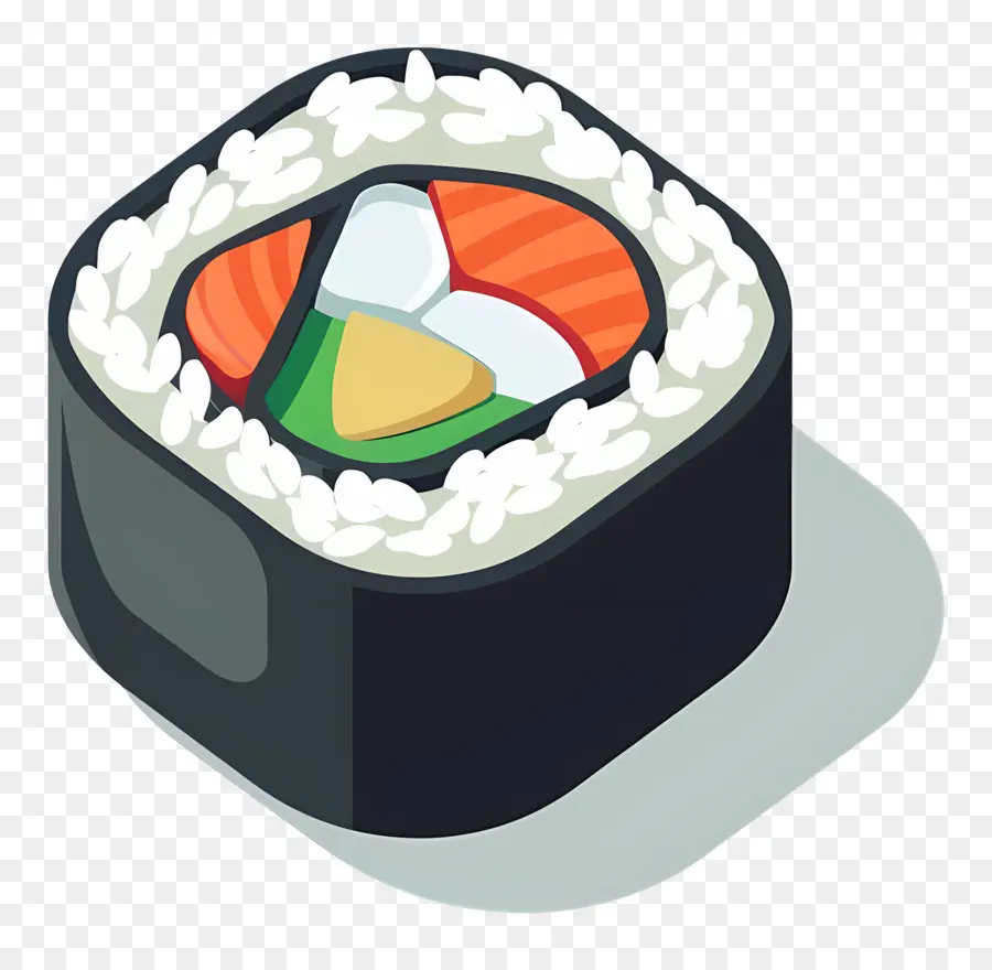 Sushi Gulung，Jepang PNG