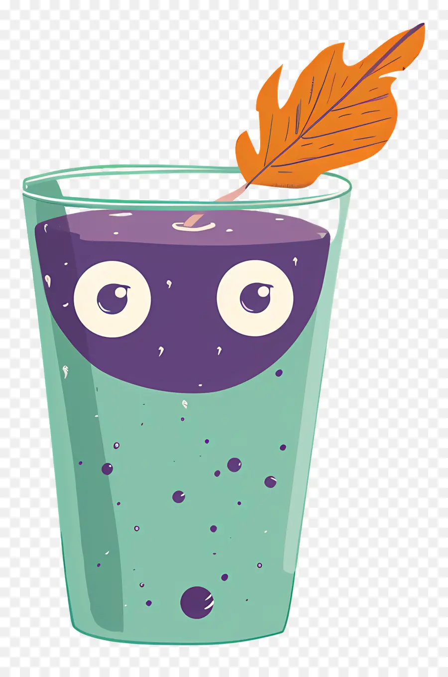 Minuman Halloween，Minuman Ungu Dengan Mata PNG